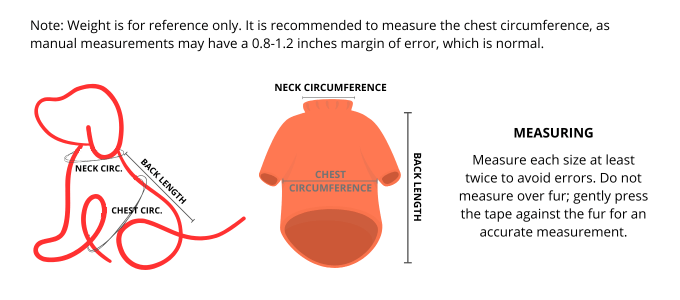 Size Chart (inches)